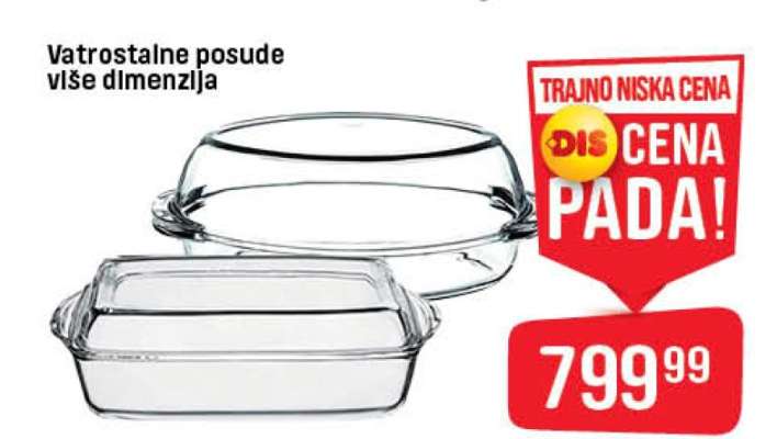 Vatrostalne posude više dimenzija