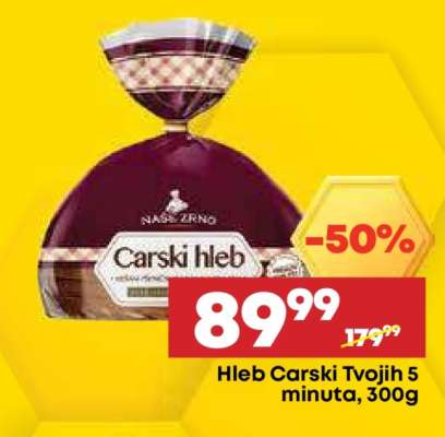 Hleb Carski Tvojih 5 minuta 300g