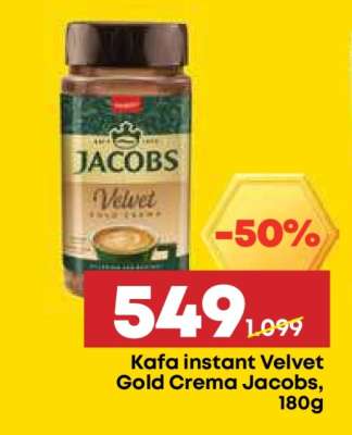 Kafa instant Velvet Gold Crema Jacobs, 180g