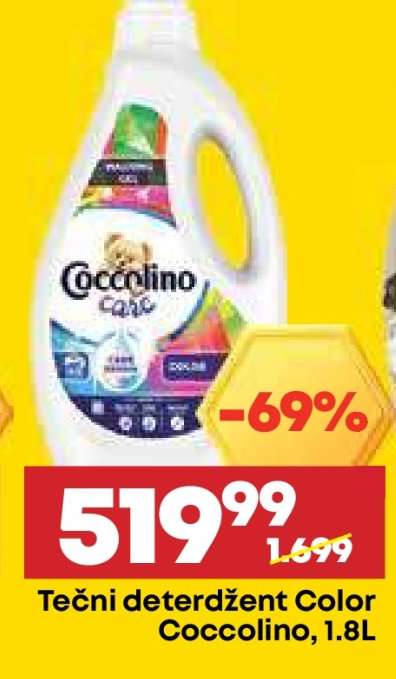 Tečni deterdžent Color Coccolino 1.8l