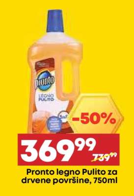 Pronto legno Pulito za drvene površine 750ml