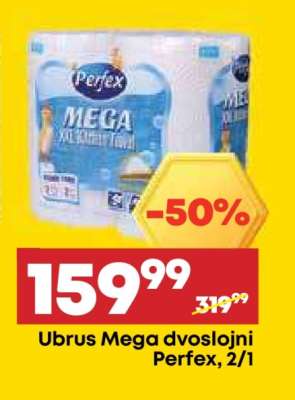 Ubrus Mega dvoslojni Perfex, 2/1