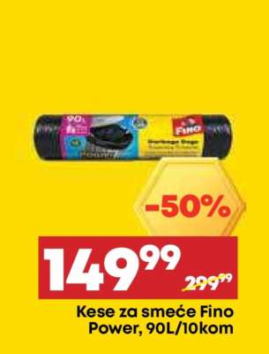 Kese za smeće Fino Power 90L 10kom