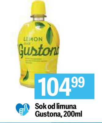 Sok od limuna Gustona, 200ml