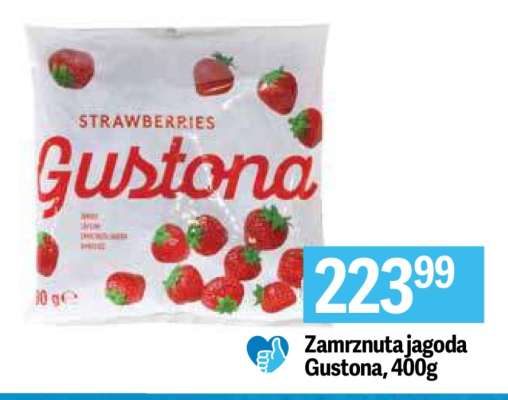 Zamrznuta jagoda Gustona, 400g