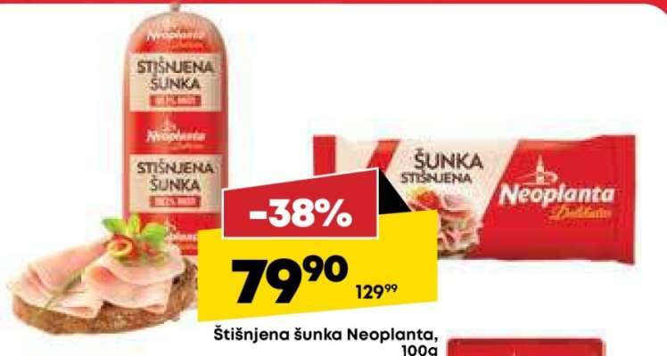 Stišnjena šunka Neoplanta