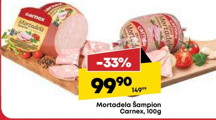 Mortadela Šampion Carnex 100g