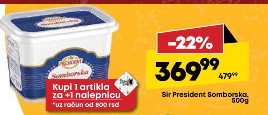 Sir President Somborska 500g