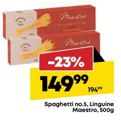 Spaghetti no.5, Linguine Maestro, 500g