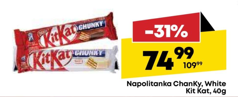 Napolitanka Chanky white Kit Kat 40g