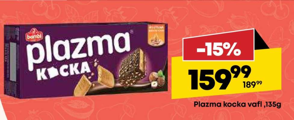 Plazma kocka vafl 135g