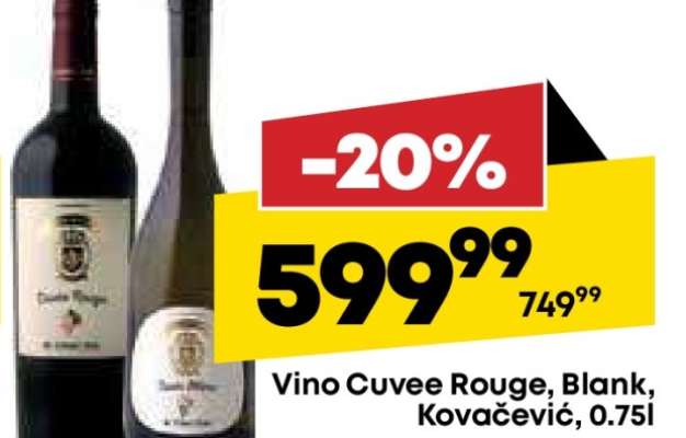 Vino Cuvee Rouge, Blank, Kovačević, 0.75l