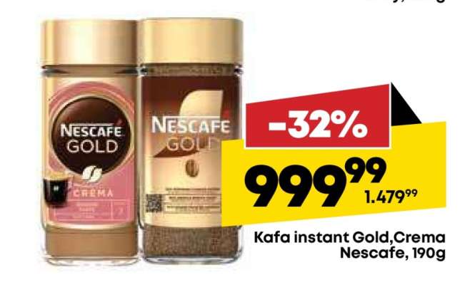 Kafa instant Gold Crema Nescafe 190g