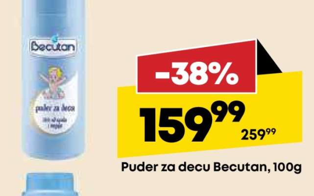 Puder za decu Becutan, 100g