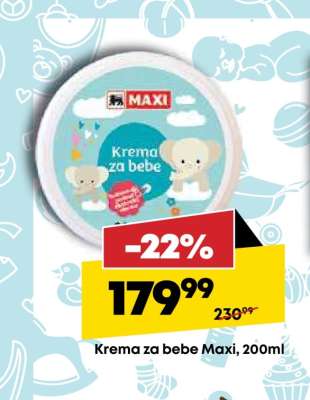 Krema za bebe Maxi, 200ml