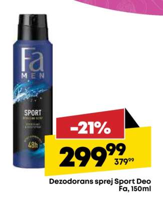 Dezodorans sprej Sport Deo Fa 150ml
