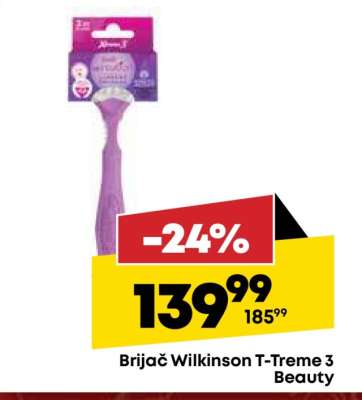 Brijač Wilkinson T-Treme 3 Beauty