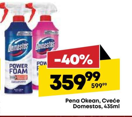 Pena Okean, Cveće Domestos, 435ml