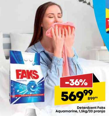 Deterdžent Faks Aquamarine, 1,5kg/20 pranja