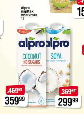 Alpro napitak više vrsta 1l