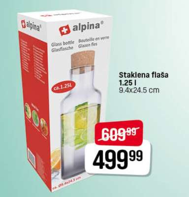 Alpina Glass Bottle