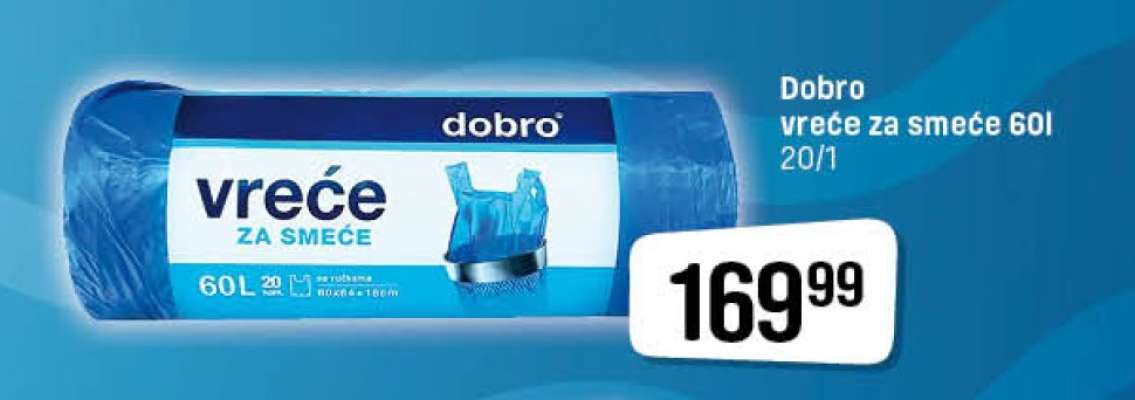Dobro vreće za smeće 60L