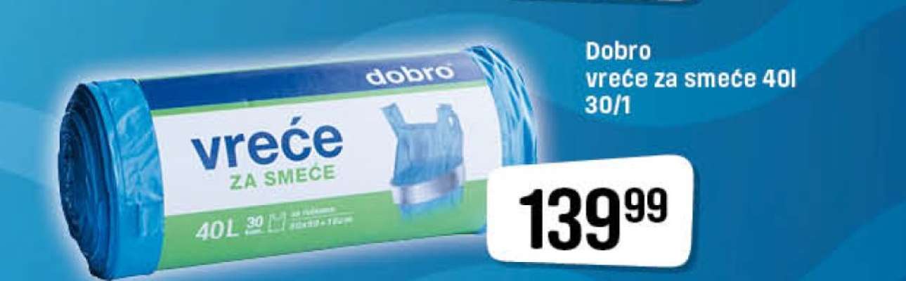 Dobro vreće za smeće 40l 30/1