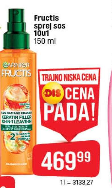 Fructis sprej sos 10u1