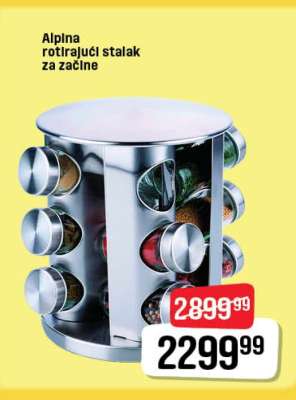 Alpina rotirajući stalak za začine