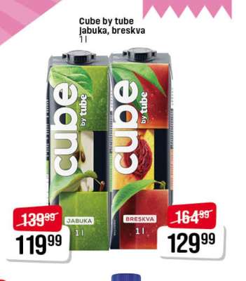 Cube by tube Jabuka, breskva