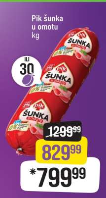 Pik Šunka u omotu