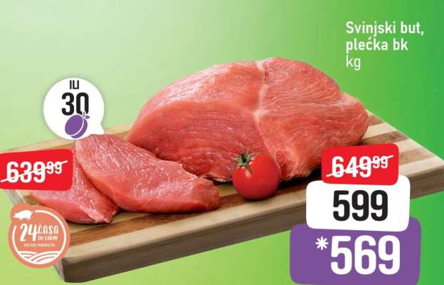 Svinjski but, plećka bk