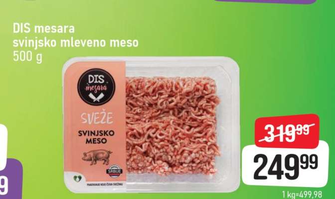 DIS mesara svinjsko mleveno meso