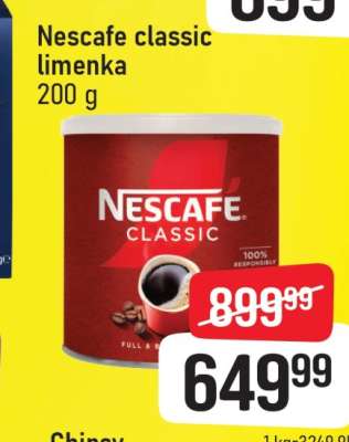 Nescafe classic limenka