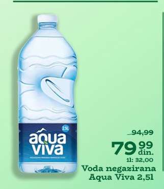 Voda negazirana Aqua Viva 2,5l