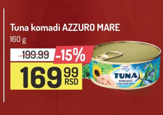 Tuna komadi AZZURO MARE