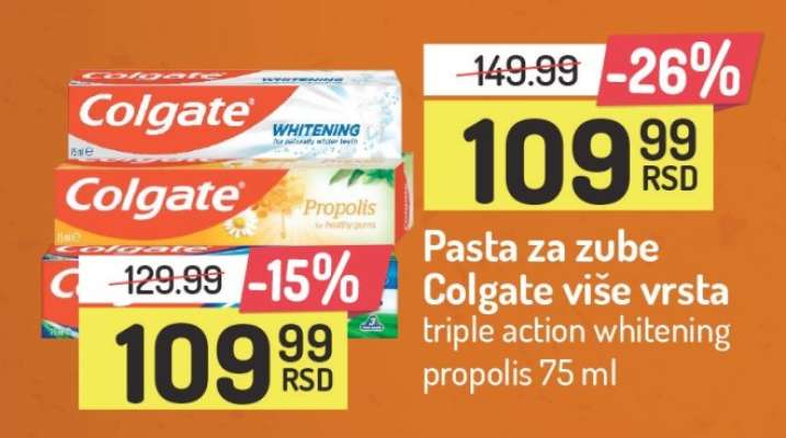 Pasta za zube Colgate više vrsta