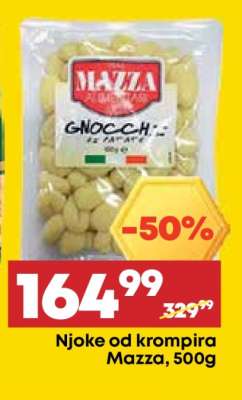 Njoke od krompira Mazza 500g