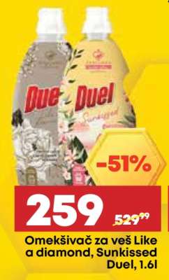 Omekšivač za veš Like a diamond, Sunkissed Duel, 1.6l