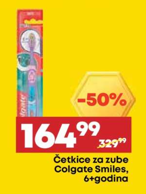 Četkice za zube Colgate Smiles, 6+ godina