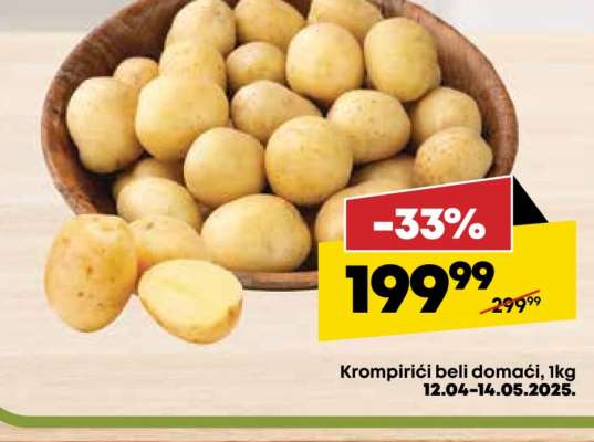 Krompirići beli domaći 1kg