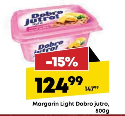 Margarín Light Dobro jutro