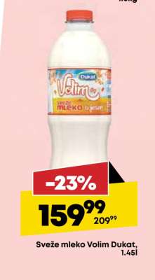 Sveže mleko Volim Dukat