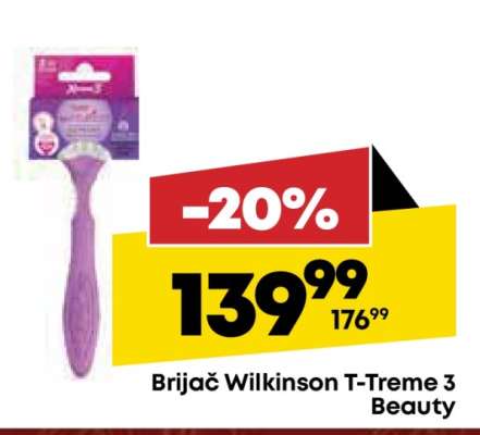 Brijač Wilkinson T-Treme 3 Beauty