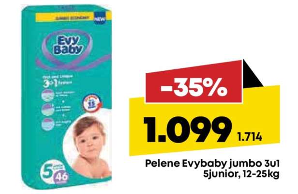 Pelene Evybaby jumbo 3u1 5junior, 12-25kg