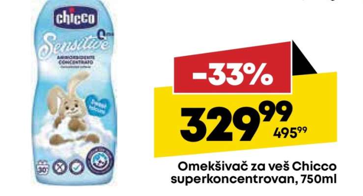 Omekšivač za veš Chicco superkoncentrovan