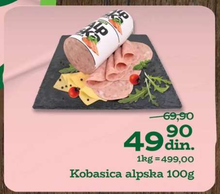 Kobasica alpska 100g