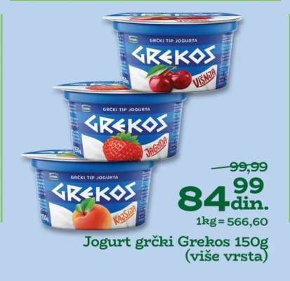 Jogurt grčki Grekos 150g