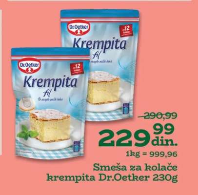 Smeša za kolače krempita Dr.Oetker 230g