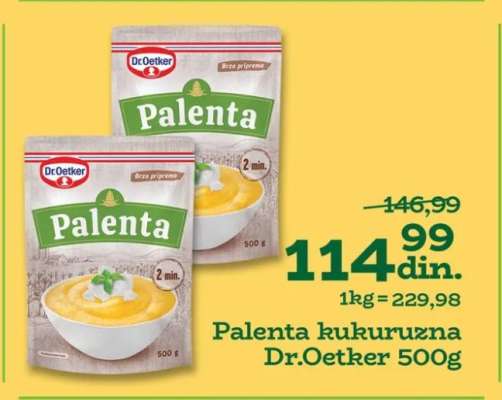 Palenta kukuruzna Dr.Oetker 500g